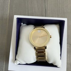 BNIB Movado Bold Watch in Gold